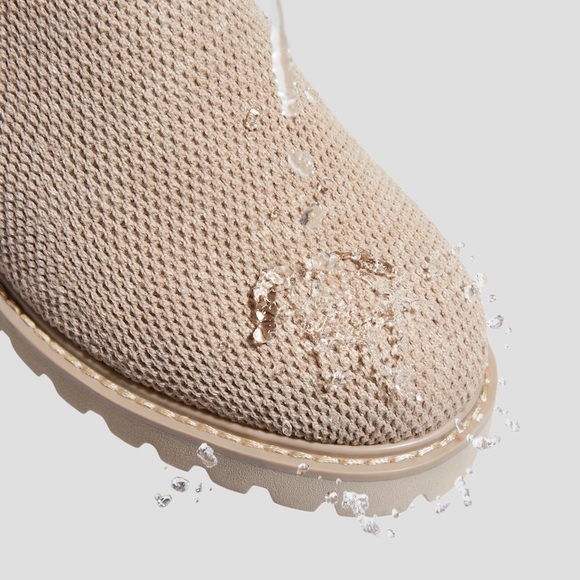 Vivaia Filipa Wool Knee Hi Tall Boots Pull On Womens Size 9.5 /41 Beige taupe - Picture 12 of 15